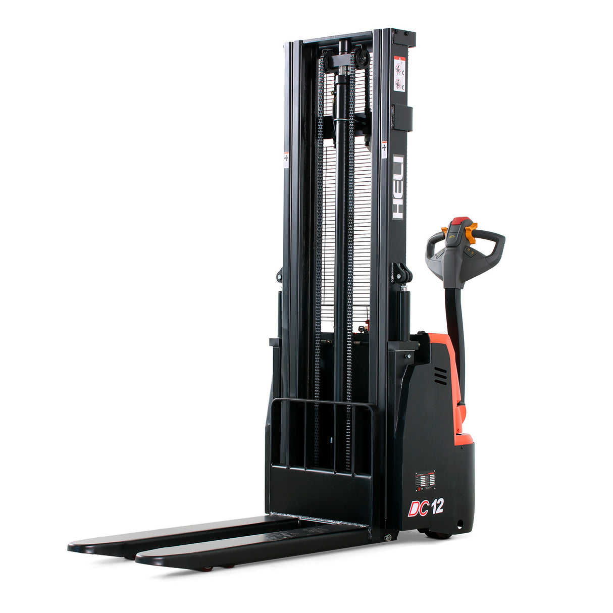 Heli elektrisk stabler - Duplex mast - 1200 kg - 3000 mm - PU Hjul
