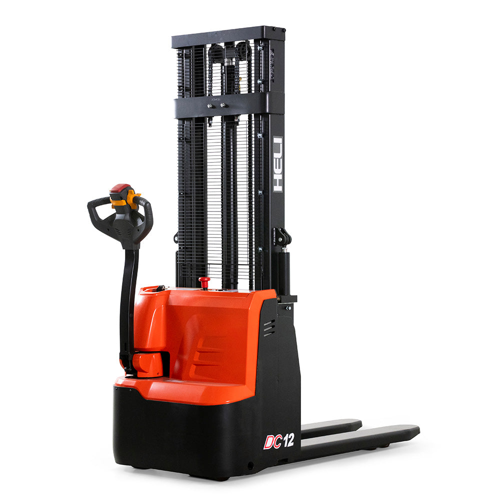 Elektrisk stabler duplex mast initalløft 1600 mm 1200 kg