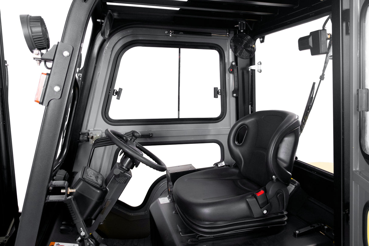 Ep Elektrisk gaffeltruck m. kabine Li-ion, 3500 kg