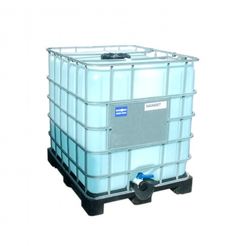 Komplet demineraliseret vandtank 1000 L