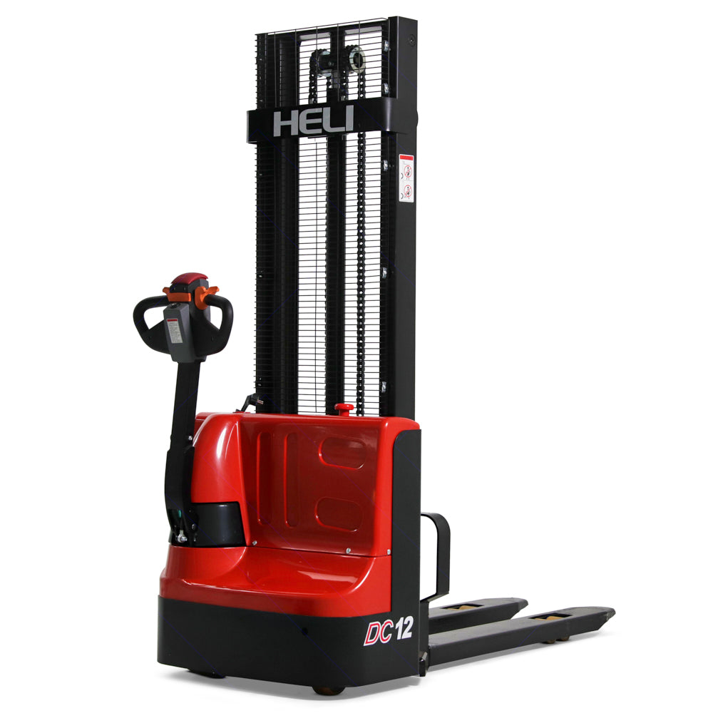 Heli elektrisk stabler - 1200 kg - AGM batteri - PU Hjul