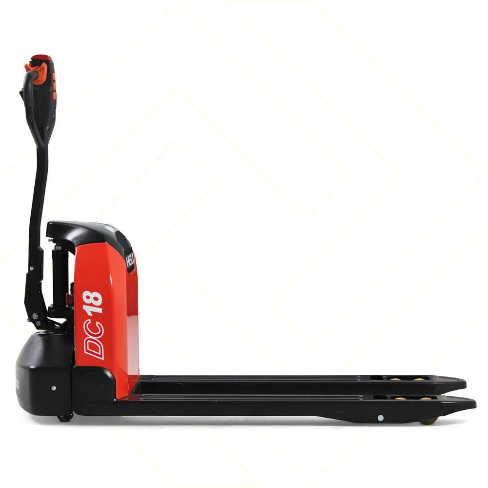 Heli elektrisk palleløfter - 1800 kg - 1150 x 170 mm - PU/Gummi hjul