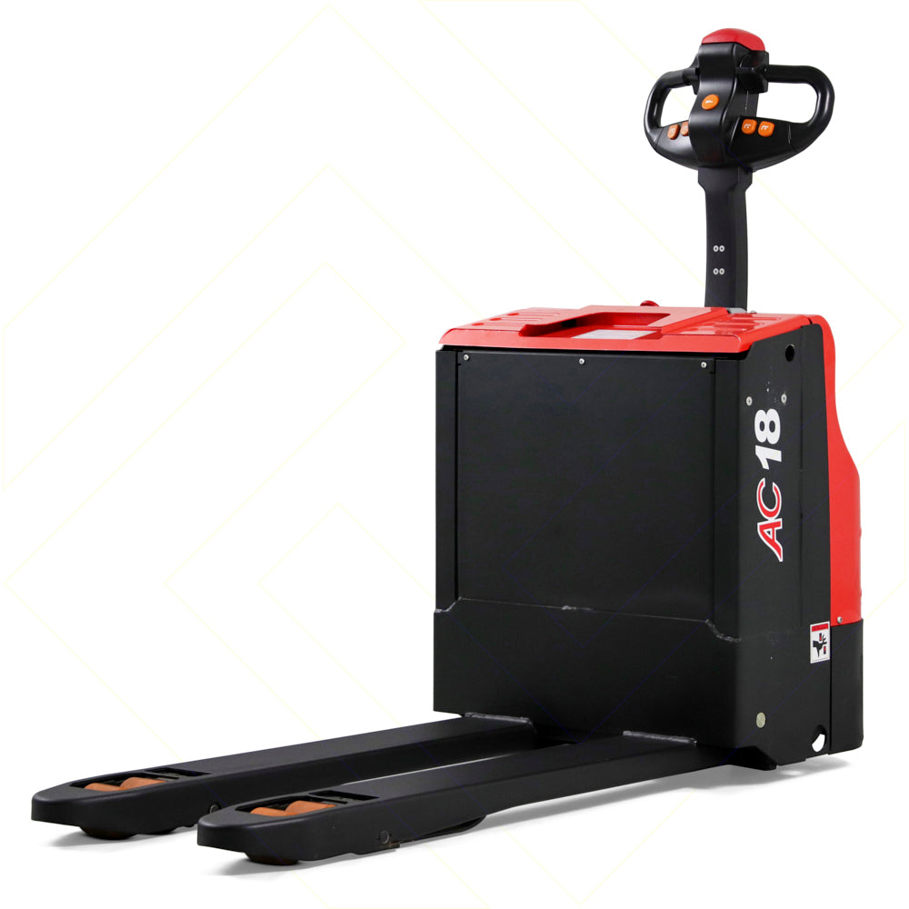 Heli elektrisk palleløfter - 1150x150 mm - 1800kg - PU Boogie hjul