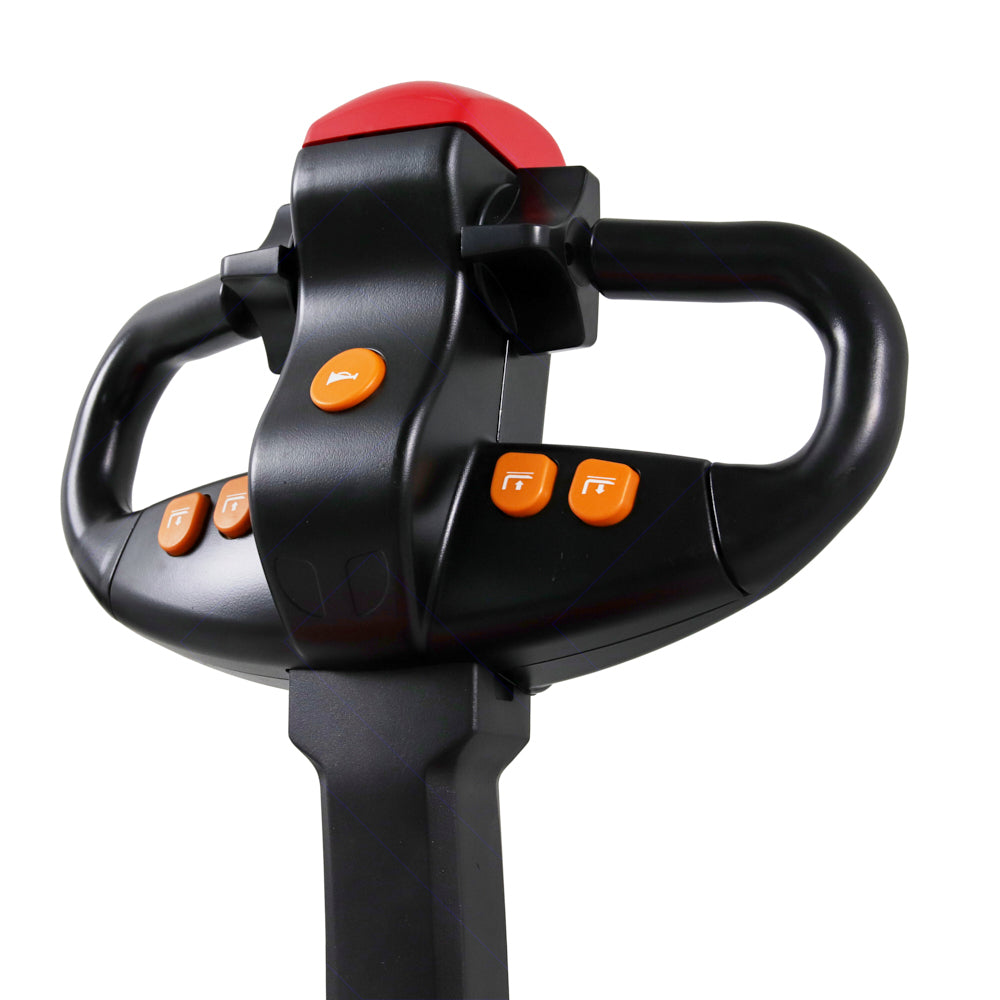 Heli elektrisk palleløfter - 1150x150 mm - 1800kg - PU Boogie hjul