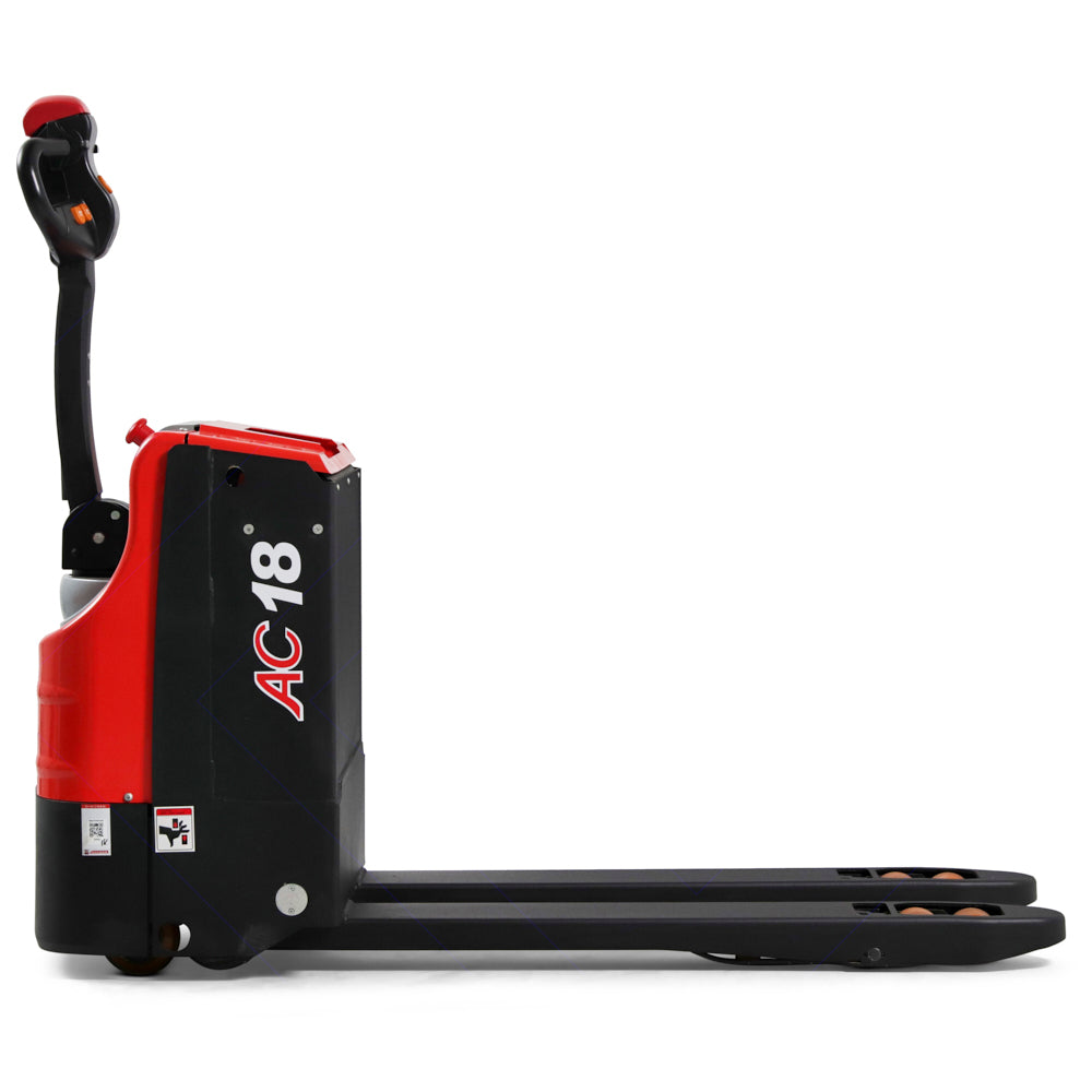 Heli elektrisk palleløfter - 1150x150 mm - 1800kg - PU Boogie hjul